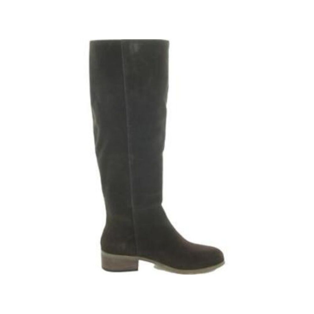 SPLENDID Womens Brown Keaton Round Toe Stacked Heel Leather Riding Boot 7.5 - Picture 3 of 3